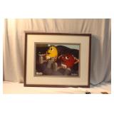 A Framed Will Vinton M&M Print