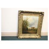 A Beautiful Framed Horse Painting