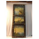 Three Oil on Board Paintings