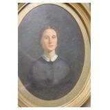 Antique Painting of a Lady