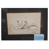 Robert Mayokok Print or Ink Drawing