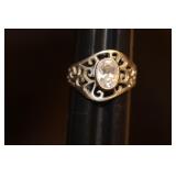 Sterling Ring with Stone