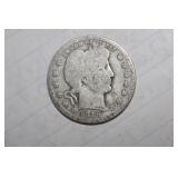 1915 Barber Silver Quarter