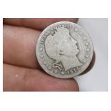 1915 Barber Silver Quarter