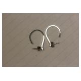 Pair of Hook Sterling Earrings