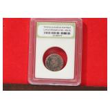 A Slabbed Large Bronze Roman Coin