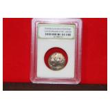 A Slabbed Large Bronze Roman Coin