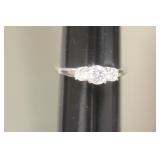 Sterling and Stone Ring