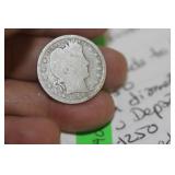 1896 Barber Silver Quarter