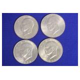 Lot of 4 IKE Dollars