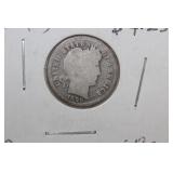 1899 Silver Barber Dime