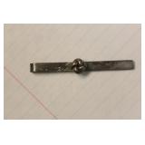 Marked H.F. 830 Silver Tie Clip