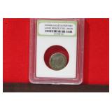 A Slabbed Large Bronze Roman Coin