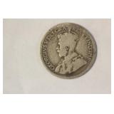 1919 Canada 10 Cents Silver Coin