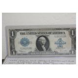 1923 One Dollar Note Horse Blanket