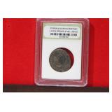 A Slabbed Large Bronze Roman Coin