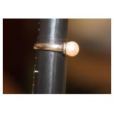 Sterling and Pearl Ring