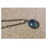 Azurite Stone Pendant