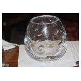 Signed Christofle Crystal Bowl