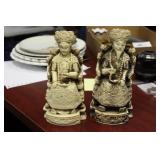 An Emperor and Empress Figurine