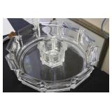 A Lucite Bowl With Center Bowl
