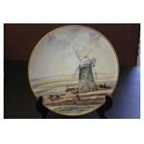 Collector's Plate - Romantic Windmills