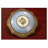 A Guilloche Enamel Compact