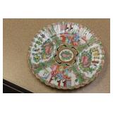 Antique Chinese Rose Medallion Plate