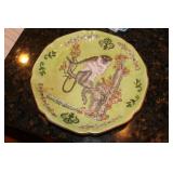 Oriental Monkey Motief Plate