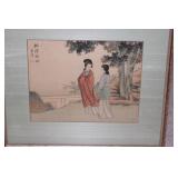 Antique Chinese Pastel on Silk
