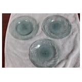Lot of 3 Blanco? Glass Plates