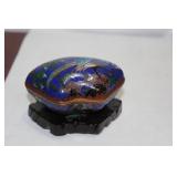 A Vintage Chinese Cloisonne Box on Stand