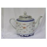 A Rice Pattern Chinese Teapot