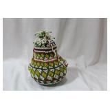 A Beaded Gourd Shape Bottle