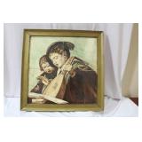 A Print or Painting on Tile