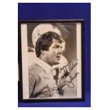Framed Autograph of Jimmy Johnson