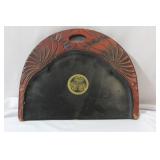 A Japanese Lacquer Crumb Holder