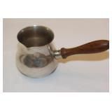 Cartier Sterling and Wooden Handle Sauce Pourer