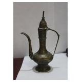 A Vintage Brass Teapot