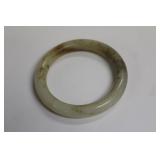 A Russet Jade Bangle Bracelet