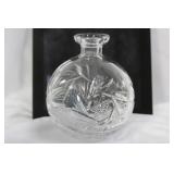 A Cut Glass Bubble Vase