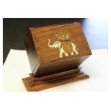 A Wood Indian Cigarette Dispenser