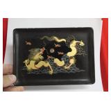 A Signed Lacquer Tray