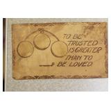 Antique/Vintage Leather Post Card