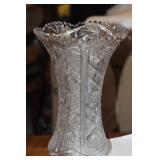Beautiful American Brilliant Cut Glass Vase