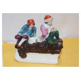 An Antique Ceramic Trinket Box