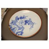 Antique Japanese Blue and White Charger