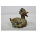 A Polychrome Lead Duck