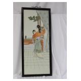 A Vintage Chinese Porcelain Plaque