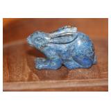 Small Lapis Lazuli Gemstone Rabbit